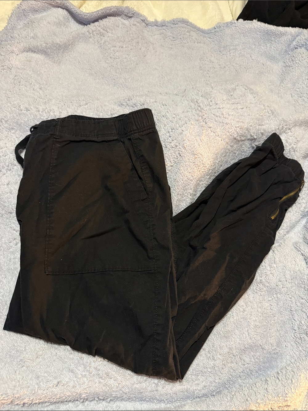 Sonoma Black womens Pants with Drawstring Waist